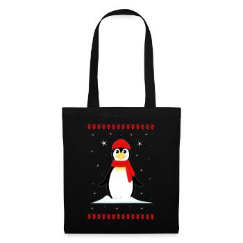 Penguin Christmas Winter - Tote Bag - black - Front