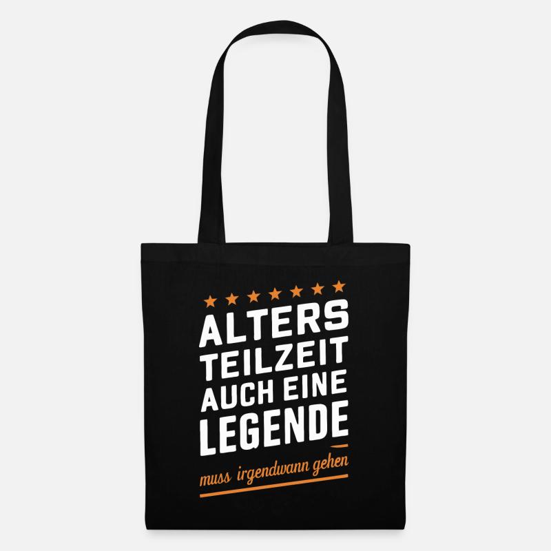 Altersteilzeit ATZ - Stoffbeutel - Schwarz