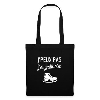 I can not I have rink humor skate sport - Tote Bag - black - Front