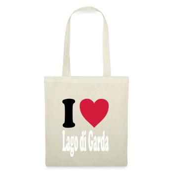 J'adore Lago di Garda (toutes les couleurs!) - Sac en tissu - nature - Devant