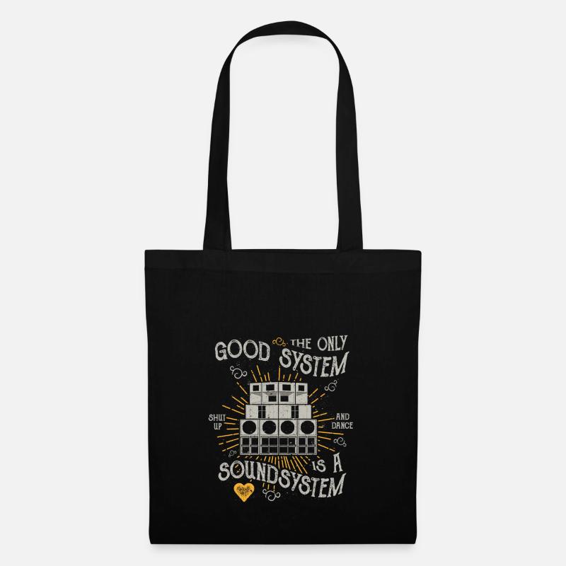 LE SYSTÈME EST BON SEULEMENT UN SYSTÈME DE SON CADEAU - Sac en tissu - noir