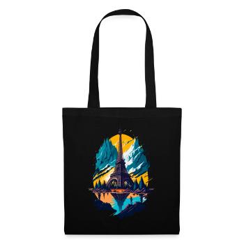 Abstract Tower of Paris - Tote Bag - black - Front