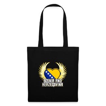 Bosnia and Herzegovina - Tote Bag - black - Front
