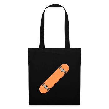 skateborad - Sac en tissu - noir - Devant