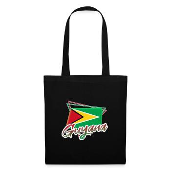 Guyana - Sac en tissu - noir - Devant