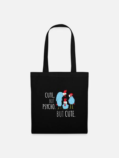 Chicken Chicken Funny Saying - Tote Bag - black