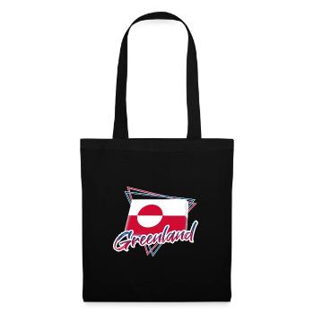 Groenland - Sac en tissu - noir - Devant