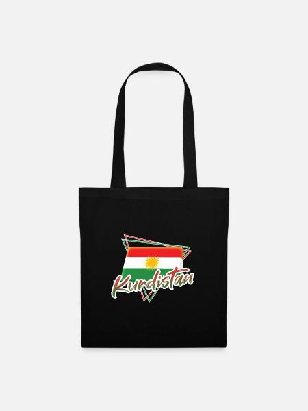 Kurdistan - Stoffbeutel - Schwarz