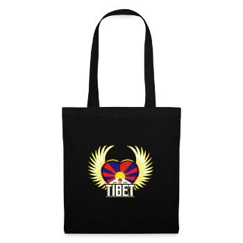Tibet - Sac en tissu - noir - Devant