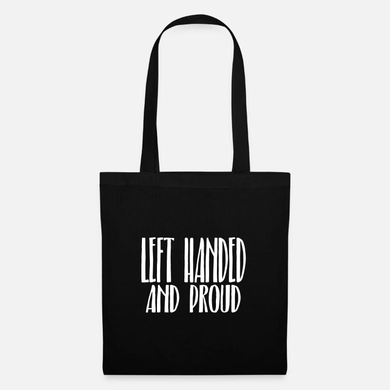 left handed - Stoffbeutel - Schwarz