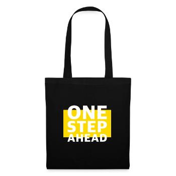 Une longueur d’avance | Motivation, objectif, succès - Sac en tissu - noir - Devant
