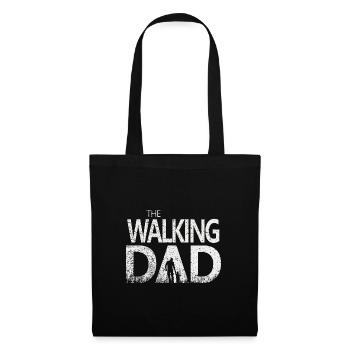 The walking Dad Geschenk Papa Vater lustig - Stoffbeutel - Schwarz - Vorne