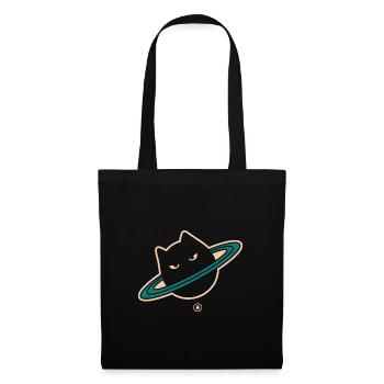 T SHIRT CATURN BLACK - Sac en tissu - noir - Devant