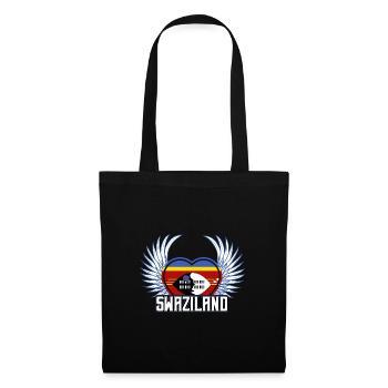 Swaziland - Sac en tissu - noir - Devant