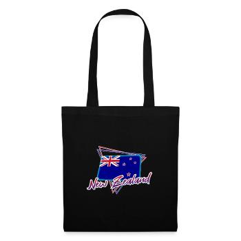 Nouvelle-Zélande - Sac en tissu - noir - Devant