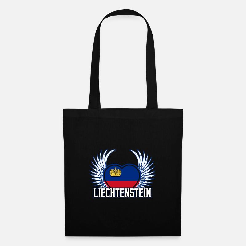 Liechtenstein - Stoffbeutel - Schwarz
