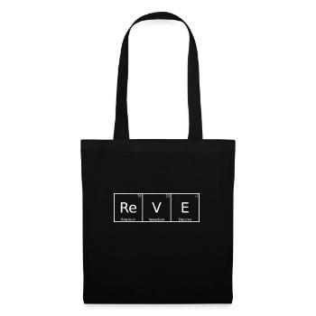 Reve Name Vorname Chemie Periodensystem Elemente - Stoffbeutel - Schwarz - Vorne
