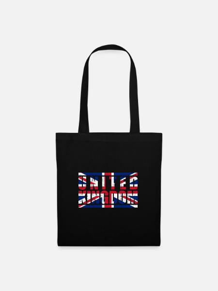 Großbritannien - Stoffbeutel - Schwarz
