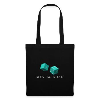 les cubes sont tombés en latin - Sac en tissu - noir - Devant