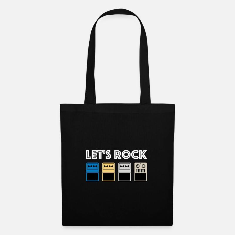 Let's Rock | Effektpedal, Effektgerät, Gitarre - Stoffbeutel - Schwarz