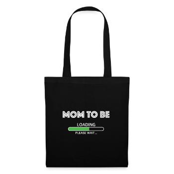 Chargement maman | Bébé à bord, Enfant, Fête - Sac en tissu - noir - Devant