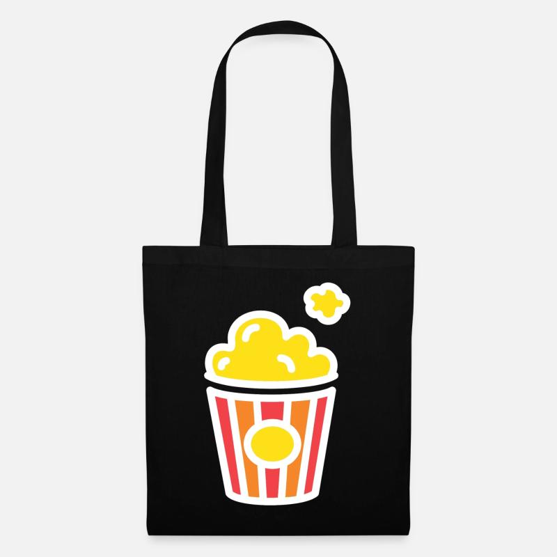 Popcorn - Stoffbeutel - Schwarz