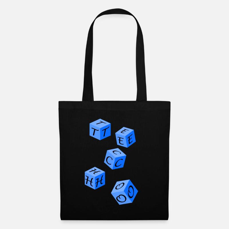Techno - Sac en tissu - noir
