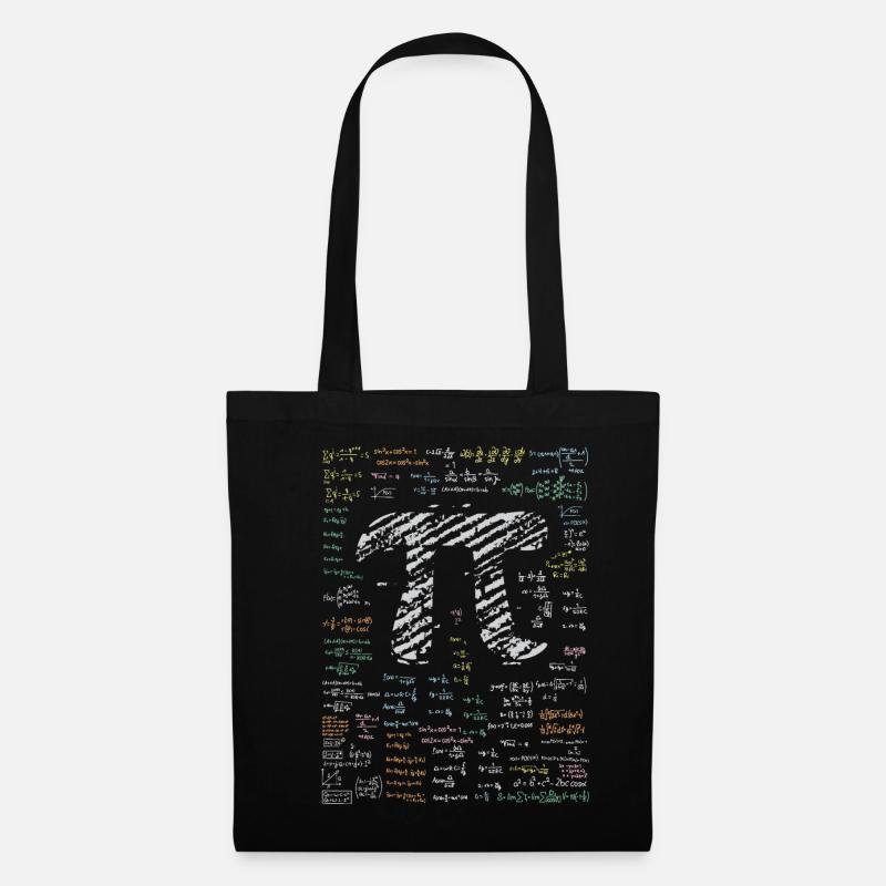 Math number pi - Tote Bag - black