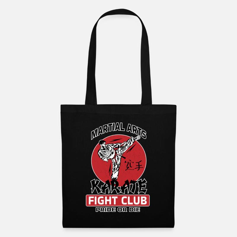 Karaté Arts Martiaux - Sac en tissu - noir