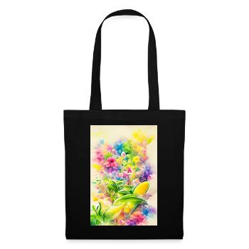 Flower Art - Tote Bag - black - Front