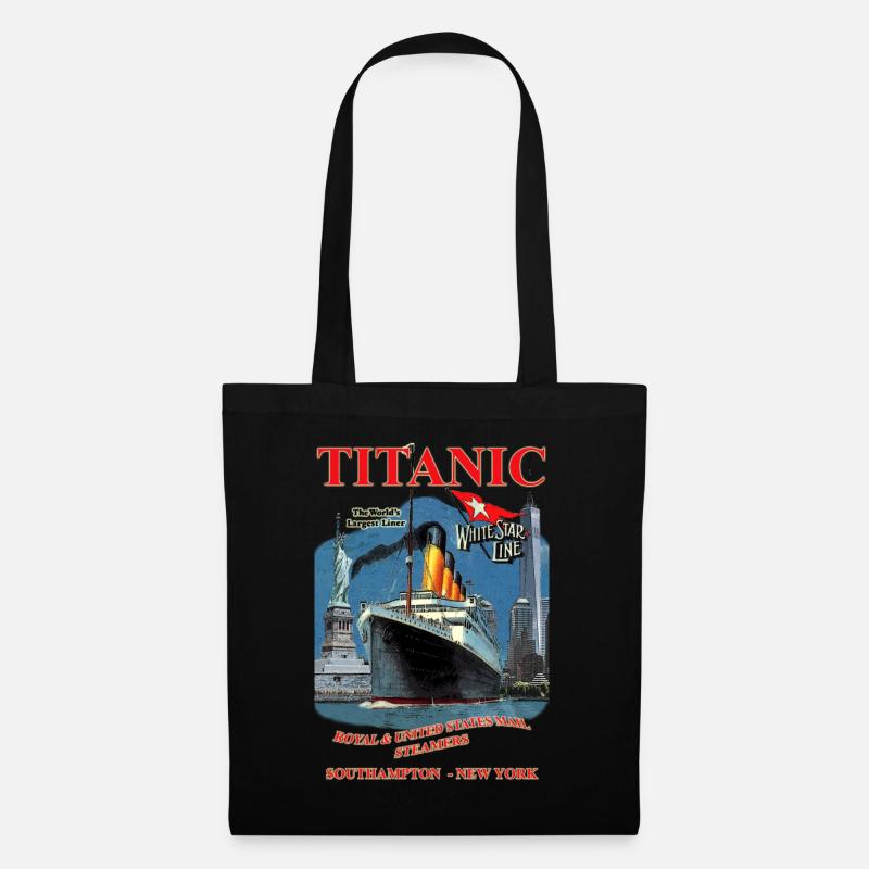 TITANIC Kreation Louis RUNEMBERG © Adagp - Stoffbeutel - Schwarz