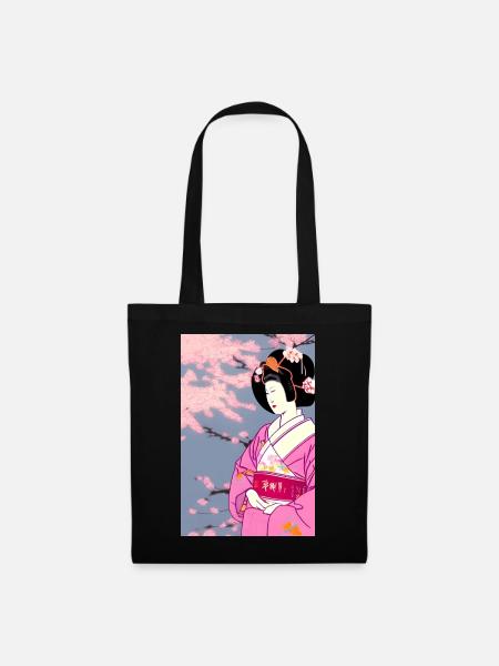 Geisha 3 - Tote Bag - black