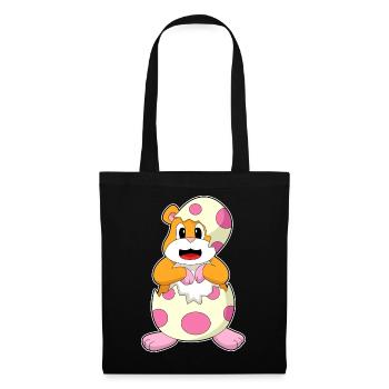Hamster Eggshell - Tote Bag - black - Front