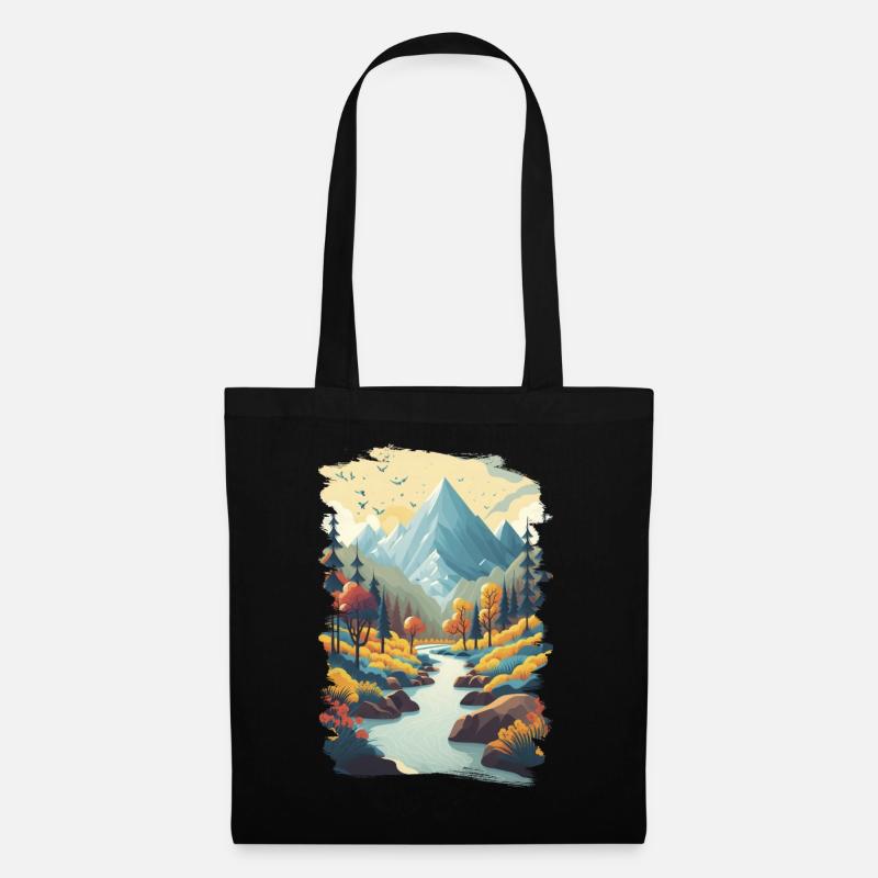 Mountain Calling 4 - Tote Bag - black