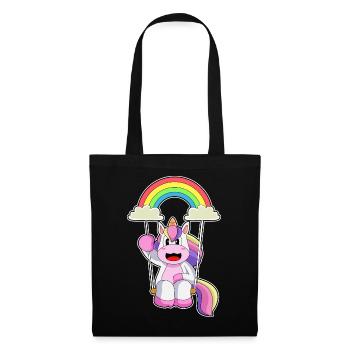 Unicorn Clouds Rainbow - Tote Bag - black - Front