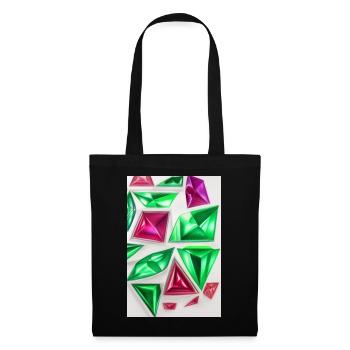 Pierres précieuses - Sac en tissu - noir - Devant