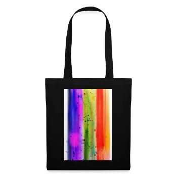 Splashes of paint - Tote Bag - black - Front