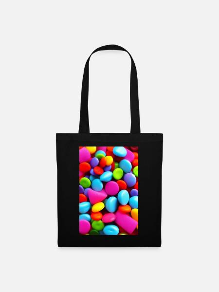 Bonbons - Stoffbeutel - Schwarz