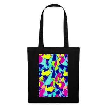 Retro Pattern Colorful - Tote Bag - black - Front