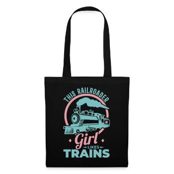Railroad Girl - Tote Bag - black - Front