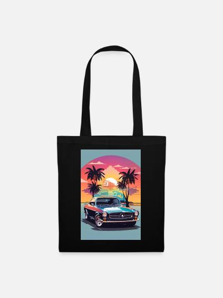 Muscle-Car - Stoffbeutel - Schwarz