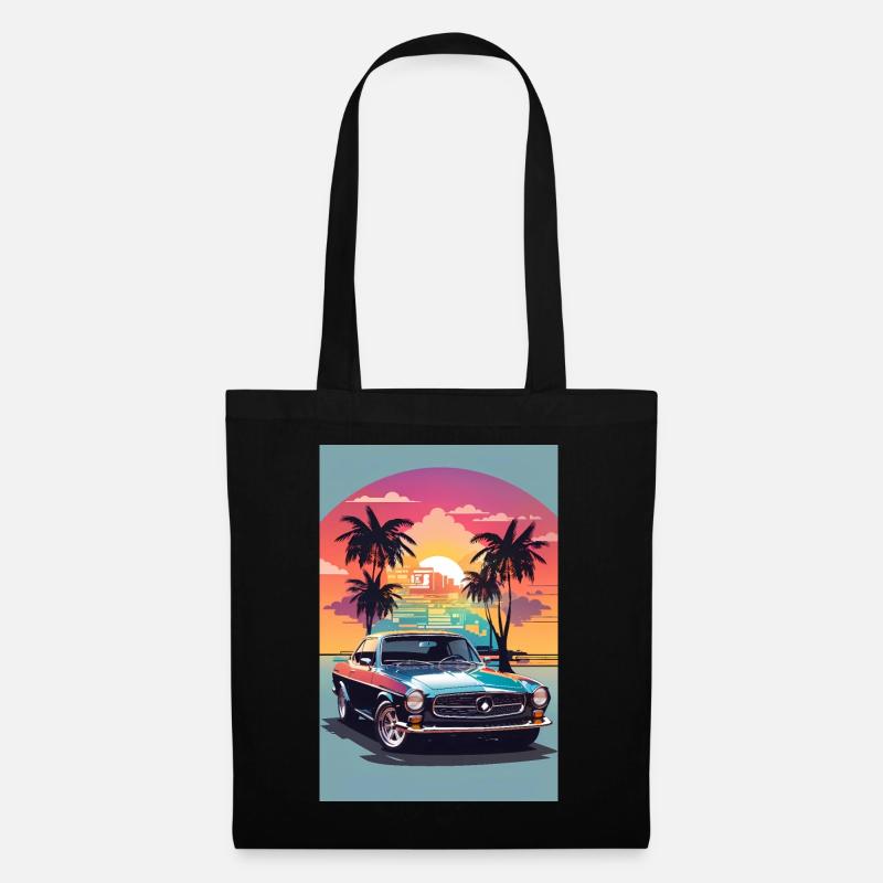 Muscle-Car - Stoffbeutel - Schwarz