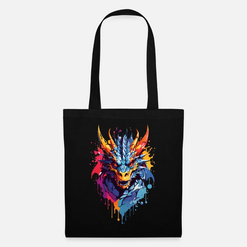 Cool Dragon - Tote Bag - black