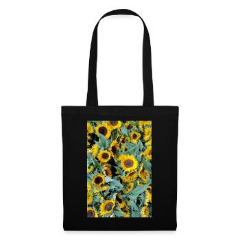 SUNFLOWER MOOD - Tote Bag - black - Front