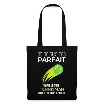 Tennisman Pas Parfait - Sac en tissu - noir - Devant