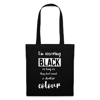 I'm wearing Black - Tote Bag - black - Front