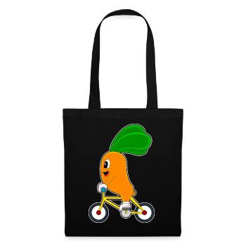 Carotte Vélo - Sac en tissu - noir - Devant