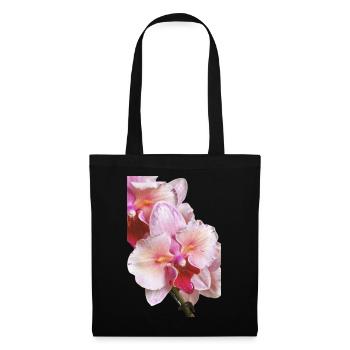 Phalaenopsis Cygne Fard à joues Fleur d’orchidée pélorique - Sac en tissu - noir - Devant