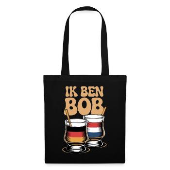 Je suis Bob Boisson de Noël Illustration - Sac en tissu - noir - Devant