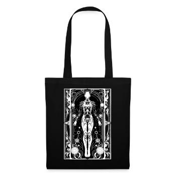Cyborg Art Nouveau - Sac en tissu - noir - Devant